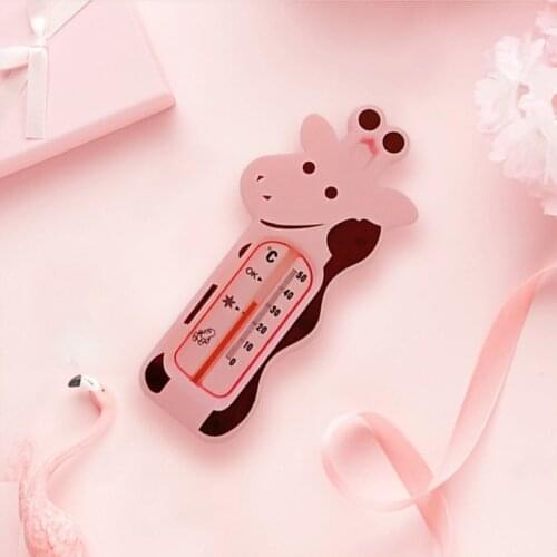 Baby Bath Thermometer with Room Thermometer Baby Health Bath Tub Thermometer Floating Toy Thermometer Giraffe Shape