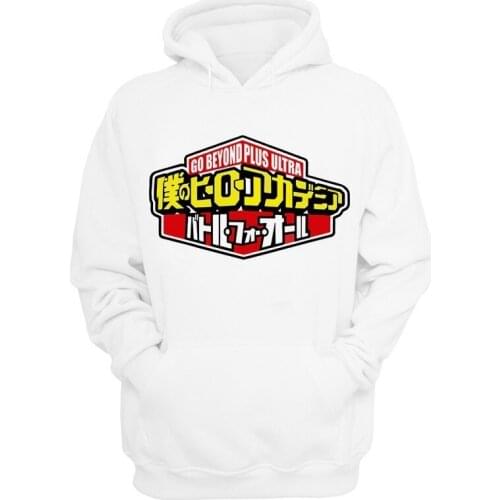 New Boku No Hero Academia Hoodie Men/women Sweatshirts Hooded Pullover Sweatershirts Male/Women My Hero Academia Hood Hoodies