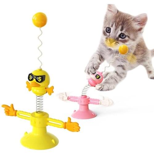 Pet Supplies Cat Toy Turntable Windmill Tumbler Funny Relieve Boredom Cat Stick