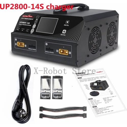 Ultra Power UP2800 charger 2800W AC 220V 6S-14S Lipo/LiHV/Intelligent Battery Balance Charger for agricultural drone frame