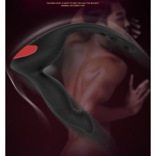 Anal Dildo Vibrator Prostate Massage Wireless Remote Butt Plug 9 Vibrating Scrotum Ring Masturbator Adult Sex Toys for Men Gay