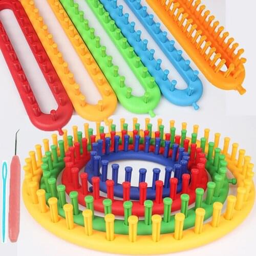 Knitting Machine Sewing Material Accessories Loom Needlework Kit Tools Circular To knit Weaving Handmade Scarf Sock Suture DIY