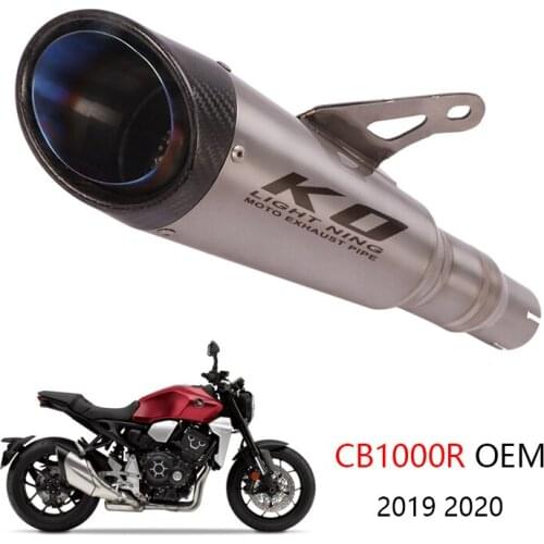 For Honda CB1000R 2019 2020 Exhaust Pipe Motorcycle Slip-on Muffler Escape No DB Killer Reserve Original Catalyst Titanium Alloy