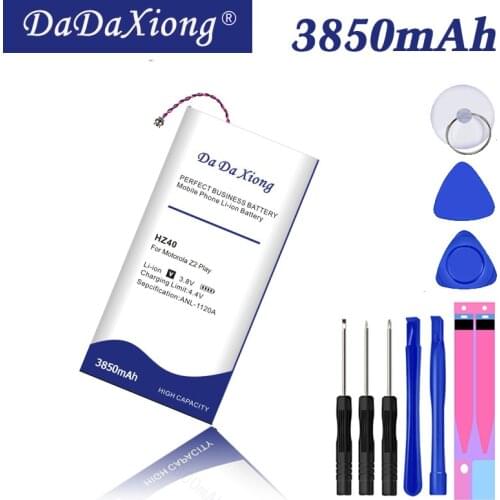 3850mAh HZ40 For Motorola MOTO Z2 Play Battery Dual SIM T1710-11 XT1710-08 XT1710 XT1710-06 XT1710-09 Battery