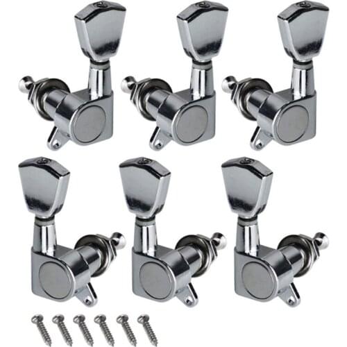 WXTF 6pcs 3L3R Tuning Key Peg Guitar String Tuning Pegs Machine Head Tuners for Acoustic Electric Guitar