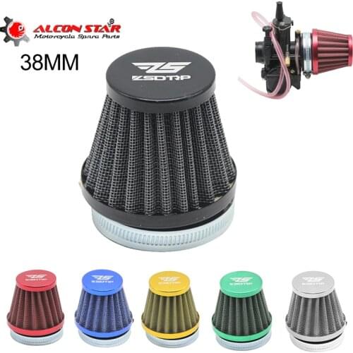 Alconstar-38mm Motorcycle Carburetor Air Filter For GY6 50cc QMB139 XR50 CRF50 XR CRF 90cc 110cc 125cc Moped Scooter Off Road