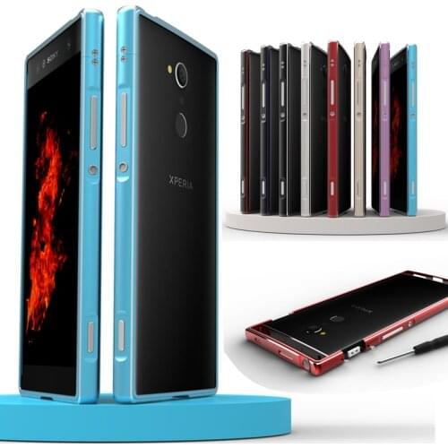 Aluminum Bumper Case For Sony Xperia XZ3 XZ2 Compact XC XZ XZ1 Metal Frame Phone Cover For Sony XA1 XA2 Shockproof Case Coque