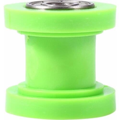 Car-Styling 10mm Dirtbike Drive Chain Roller Tensioner Guide Wheel Pit Bike Green New