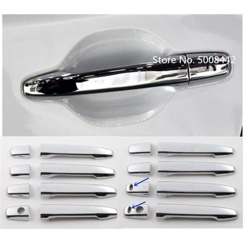 For Mitsubishi Outlander 2016 2017 2018 2019 2020 Car Frame Lamp Trim ABS Chrome Door Handle Handrail Armrest Panel Frame Trim