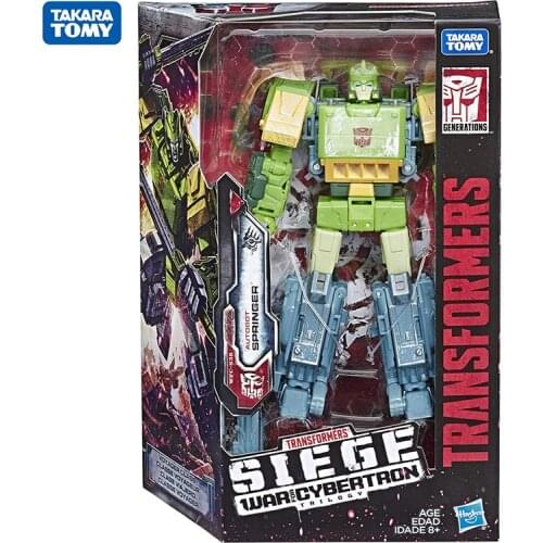 16CM Transformers Toys Generaties Oorlog Voor Cybertron Siege Voyager Klasse Autobot Springer PVC Action Figure Speelgoed
