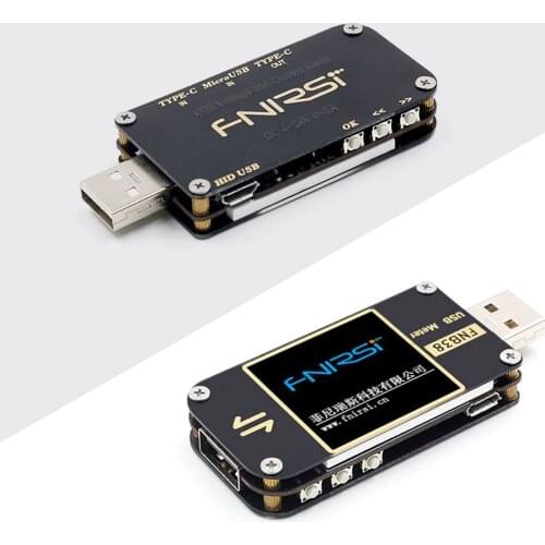 FNB38 LCD HD USB Tester Current Voltage Tester Security Charge Triggers QC2.0 Trigger Fast Charge Trigger USB Tester