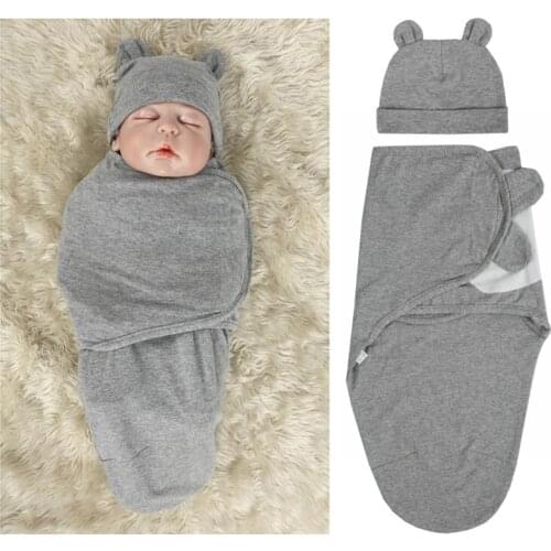 Cotton Baby Muslin Swaddle Wrap Babies Blankets Knitted Diapers For Newborns Cocoon 0-3 Months Baby Accessories Swaddles Sets