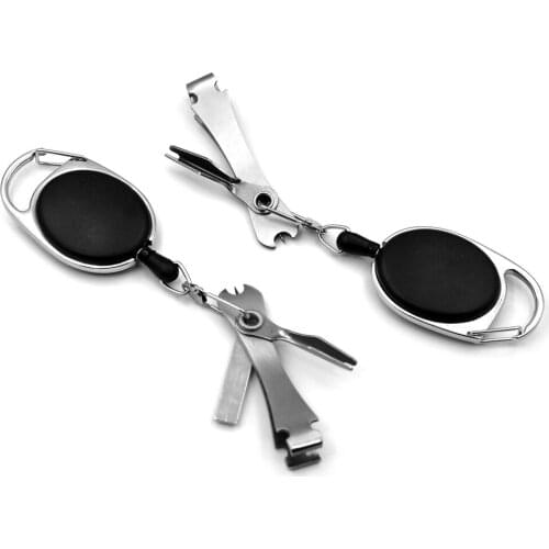 1pcs Fishing Quick Knot Tool Fast Tie Nail Knotter Fly Tying Line Cutter Clipper zinger Hook Sharpener Nipper Retractor Tackle