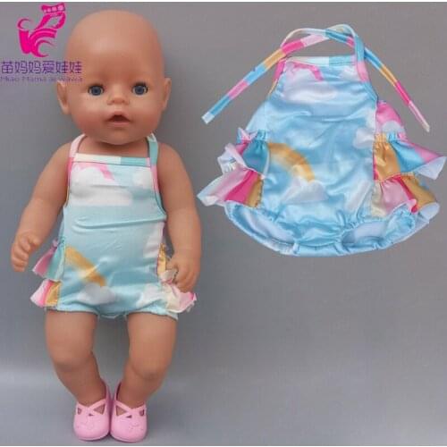 17 inch doll rompwers fit for 43cm baby doll dress children gift 18 inch girl clothes