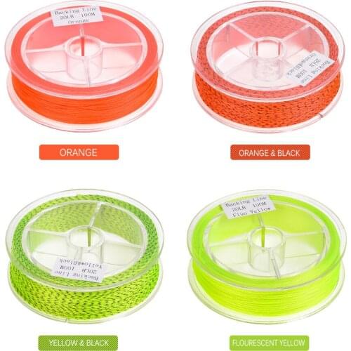 Fly Fishing Line 20LBS Braided Nylon Fly Line Fly Fishing Backing Line De pesca Fishing Bait Lures