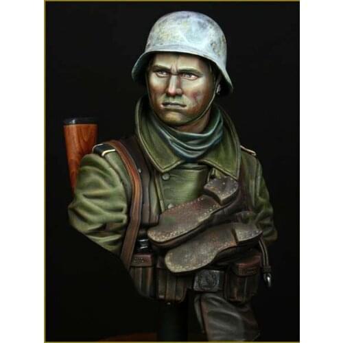 1/10 Scale Unpainted Resin bust infantry collection bust