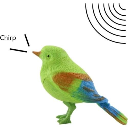 Y55B Novelty Voice Controlled Bird Call Chirp Electronic Pet Gag Kids Baby Toy Toddler