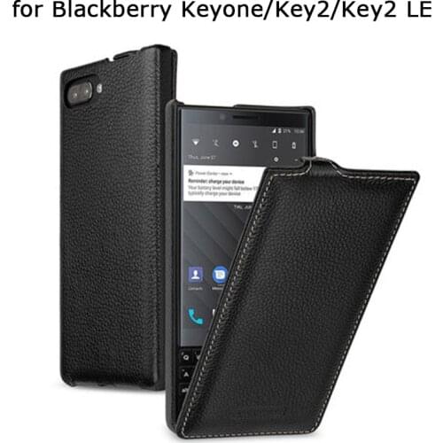 New Fashion Case for Blackberry KEY 2 LE Genuine Cow Leather Phone Cover Cases for Blackberry Key2 KEYone Skin KEY2 LE Key One