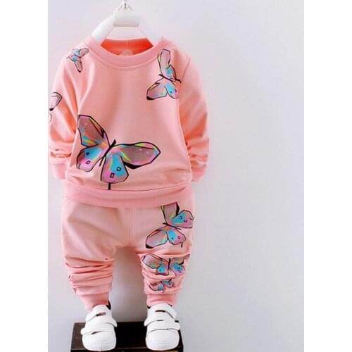 Girls' clothing suits autumn/winter childrens long-sleeved sweatshirt + pants suits girls jackets childrens clothing suits 1-3