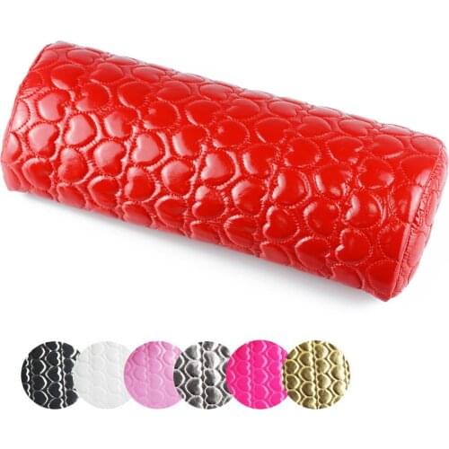 Nail Art Pillow for Manicure Hand Arm Rest Pillow Cushion PU Leather Holder Soft Manicure Nail Tool Equipment