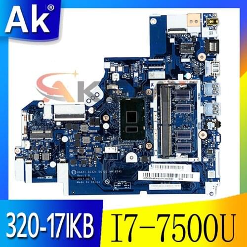 Applicable to 320-17IKB Computer Motherboard CPU:I7-7500U Number NM-B241 FRU 5B20N86516 5B20N86486