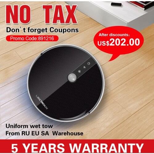 LIECTROUX C30B Robot Vacuum Cleaner Map Navigation,WiFi App,4000Pa Suction,Big Electric Water Tank,Wet Mopping