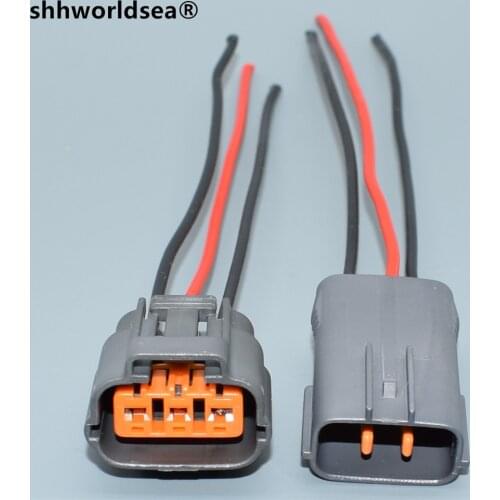 Shhworldsea 3 Pin 6195-0009 6195-0012 DL 090 Female Male Waterproof Sensor Connector For Nissan Mazda RX8 Ignition Coil Socket