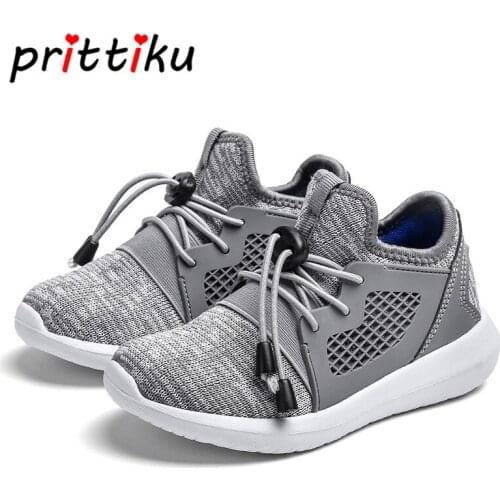 Spring 2020 Toddler Boy Girl Knit Mesh Sneakers Little Kid Casual Sport School Trainers Children Brand Fashion Lightweight Shoes