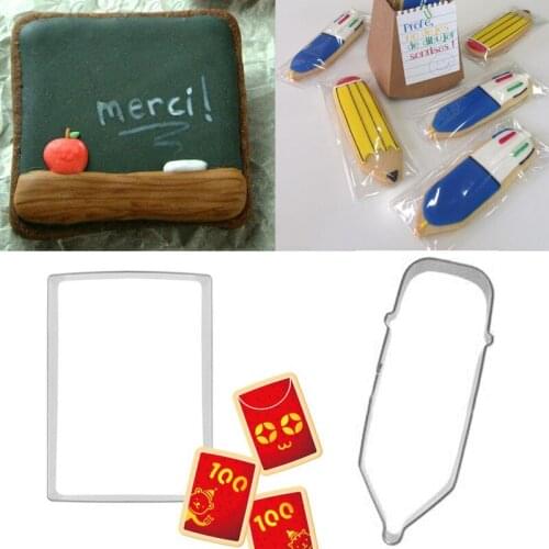 1pcs patisserie reposteria gateau Bakeware Book Pen Metal Cookie Cutter Fondant Cake Decor Tool Cupcake Biscuit Gum Pastry Shop