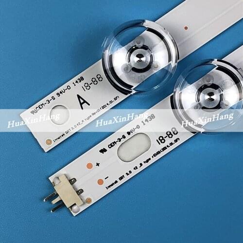 8PCS(4*A,4*B) LED backlight strips for LG INNOTEK DRT 3.0 42"-A/B Type 6916L 1709B 1710B 1957E 1956E 6916L-1956A 6916L-1957A NEW