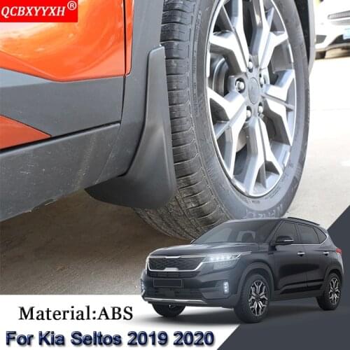ABS Car Mud Flaps Splash Guard Mudguard Mudflaps Fender Protector External Cover Automobile Accessories For Kia Seltos 2019 2020