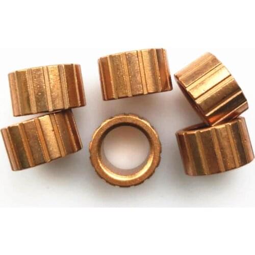 AZGIANT 10pcs 10*14.6*8.8mm brass Copper Base Bushing Guide Sleeve Precision Oil Bearing