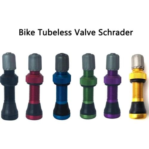 1 piece 40mm Bike No Tubes Valve Schrader Stems Universal For MTB Rim Tubeless Valve
