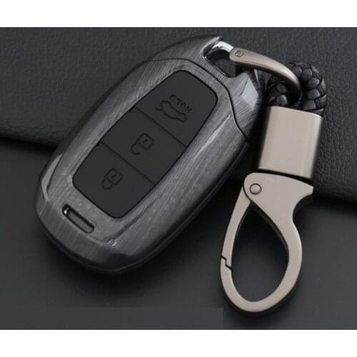 Car Remote Key Case Cover For Hyundai i30 Ix35 Solaris Azera Elantra Grandeur Ig Accent Santa Fe Verna 2017 2018 Key Shell Bag