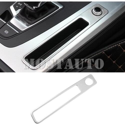 For Audi Q5 Interior Center Console Gear Box Volume Knob Cover Trim 2017-2020 1pcs Car Accessories Interior Car Decor Car Trim