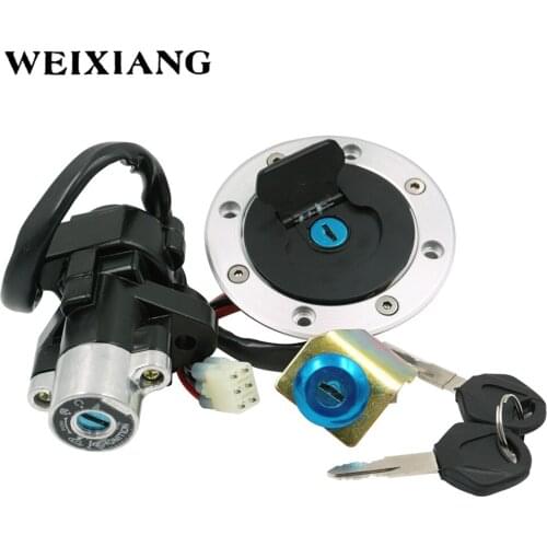 For Honda GSXR1200 GSXR750 GSXR600 Motorcycle Ignition Switch Assembly Fuel Tank Cover Lock Gas Cap Engine Hook Locking Keys