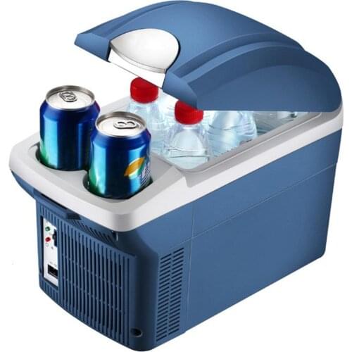 8L Mini Portable Cooling Warming Refrigerators Freezer Insulation Box Dual Use Cooler Warmer For Car Home Outdoor Picnic Travel