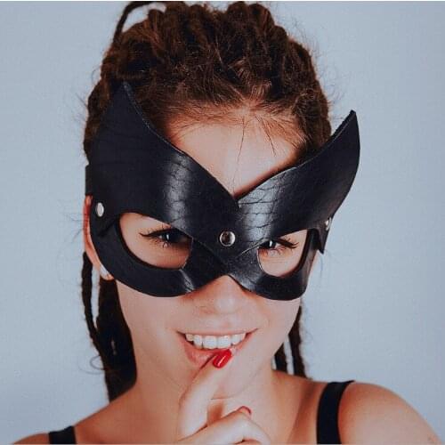 Bdsm Mask Punk Leather Motorcycle Haze Face Mask Male Dust Windproof Adult Games Bondage Restraints Cosplay Sex Toys For Men Gay