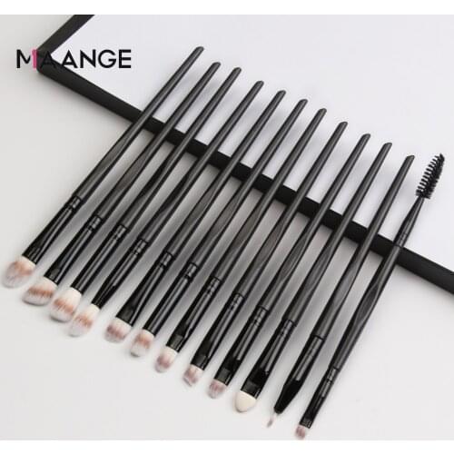 MAANGE 3/12Pcs Makeup Brushes Set Cosmetic Powder Eyeshadow Foundation Eyeliner Blending Brush Kit Beauty Make Up Tool Maquiagem