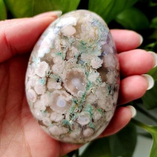 Natural stone The cherry blossom agateSardonyx agate palm stones playthings small stones and crystals healing crystals