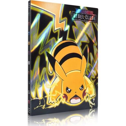 Newest Large Size 432pcs Pokemon Card Album Book Top Loaded List Playing Cards Holder Album Toys Kids Gift