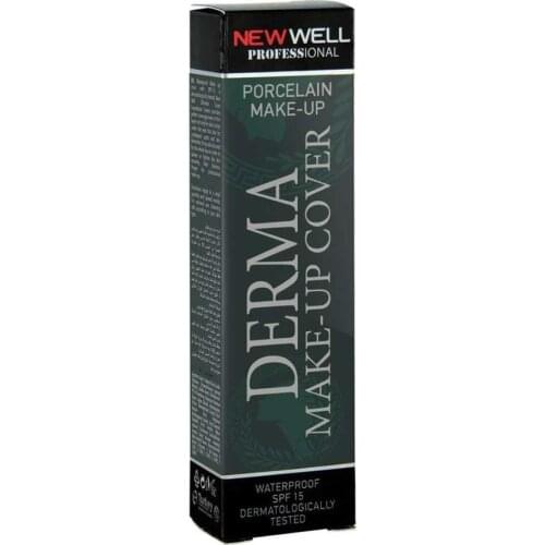New Well Yoğun Kapatıcı Fondöten - Derma Make Up Cover '05 PLATİNİUM' 30 ml