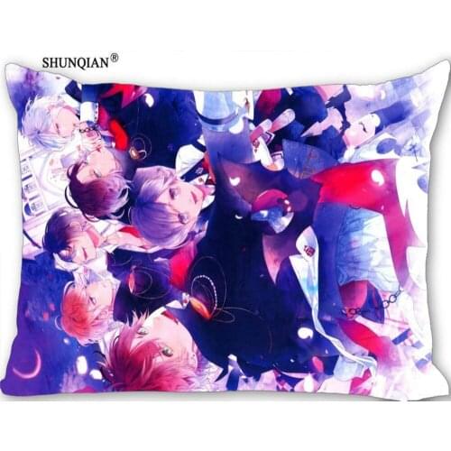 Hot Nice DIABOLIK LOVERS Rectangle Pillowcase zipper Wedding Custom Pillow Case For Bedroom Pillow Cover(two sides) 17-12.29
