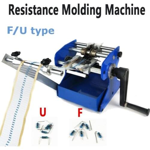 U/ F type Resistor Axial Lead bend cut & form machine, U/F resistance forming molding machine