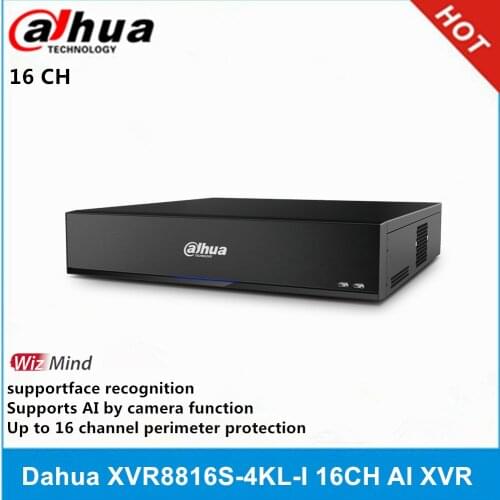 Dahua 4K XVR8816S-4KL-I 16 Channel Penta-brid 4K 2U Digital Video Recorder support perimeter protection human face recognition