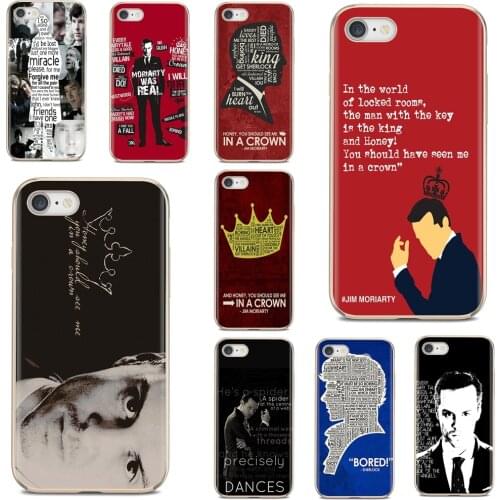 Sherlock-Holmes-Quotes-Jim-Moriarty For Xiaomi mi Redmi Note 3 4 4X 5 6 7 8 8t 9 9s 9t 10 pro lite Silicone Cover Bag