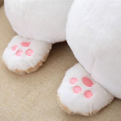 N84F Universal Cute Soft Corgi Butt Shape Pillows Car Headrest Neck Rest Auto Neck Safety Cushion