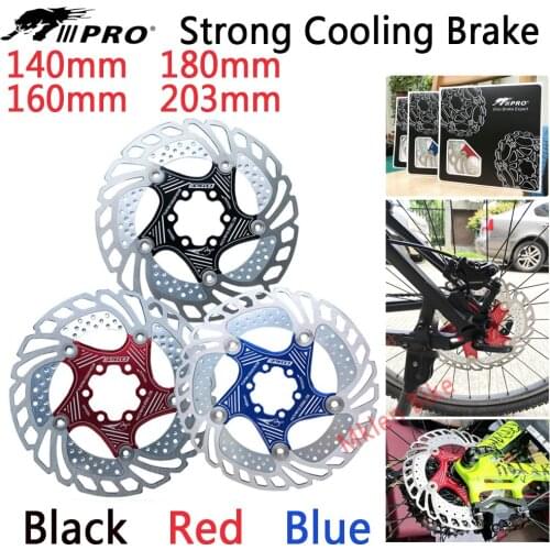 Bicycle brake discs Bicycle powerful heat dissipation floating brake discs 140mm 160mm 180mm 203mm road bike MTB disc brake disc