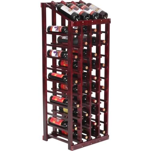 Classic Solid Wood Wine Rack Multi-tier Bottle Holder Elegant Wine Organizer Display Stand Large Storage for Connoisseurs