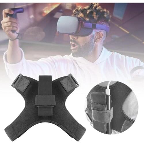 Power Bank Backpack Strap For Oculus Quest Portable Durable Gaming Headset Elastic Headband For Oculus Rift S VR Accessories